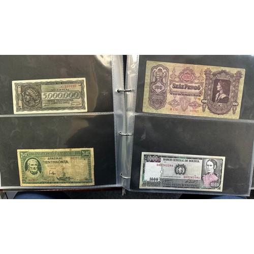 260 - World banknotes (200+), with examples from Australia, Bahamas, Canada, China, Greece, Jersey, Nether... 