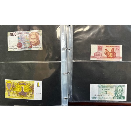 260 - World banknotes (200+), with examples from Australia, Bahamas, Canada, China, Greece, Jersey, Nether... 