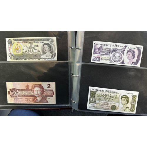 260 - World banknotes (200+), with examples from Australia, Bahamas, Canada, China, Greece, Jersey, Nether... 