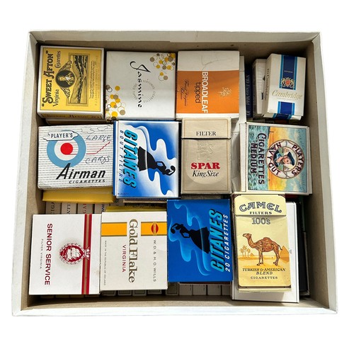 306 - Quantity of Empty Cigarette Packets to include; Packets of 10  Wills Gold Flake x 4, Players Navy Cu... 