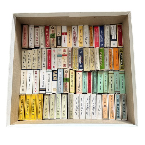 306 - Quantity of Empty Cigarette Packets to include; Packets of 10  Wills Gold Flake x 4, Players Navy Cu... 