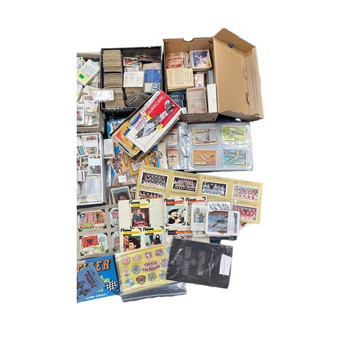 315 - Trade cards - large accumulation of banded sets, bundles of loose cards, albums and more, from the 1... 