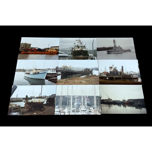 414 - Collection of 1000 colour maritime photographs depicting merchant navy vessels including cargo ships... 