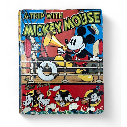 453 - A trip With Mickey Mouse : Published by Birn Brothers 1936: Lovely clean copy of this hard to find b... 