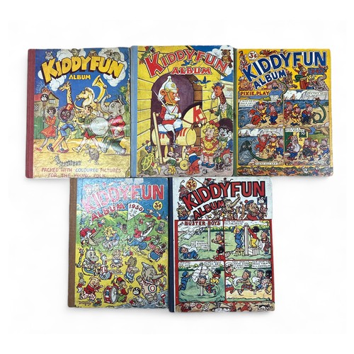 455 - 1949, 1950, 1951, 1953, 1954 Kiddy Fun Albums Published by Gerald G Swan Ltd: All five albums are in... 