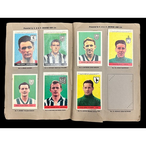 316 - Trade cards - mainly football collection in 16 contemporary albums, with A & B.C. All Sports (75, al... 