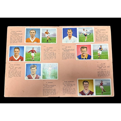 316 - Trade cards - mainly football collection in 16 contemporary albums, with A & B.C. All Sports (75, al... 