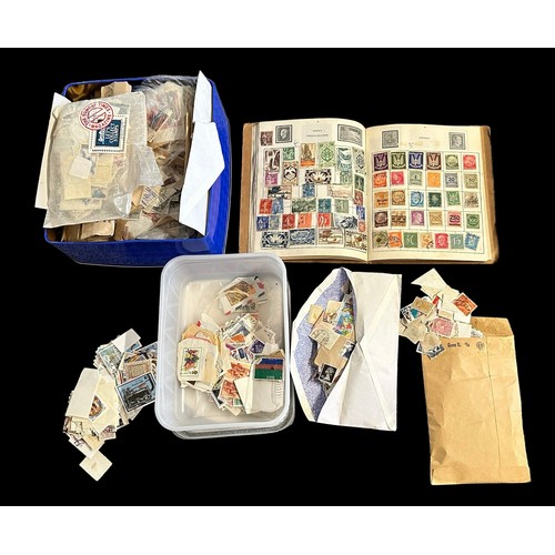 2 - World collection in Weston album & loose, including small qtys or foreign stamps and loose unsorted ... 