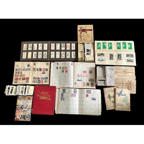 3 - World stamp and cigarette card collection, including small quantities of GB & Foreign issues includi... 