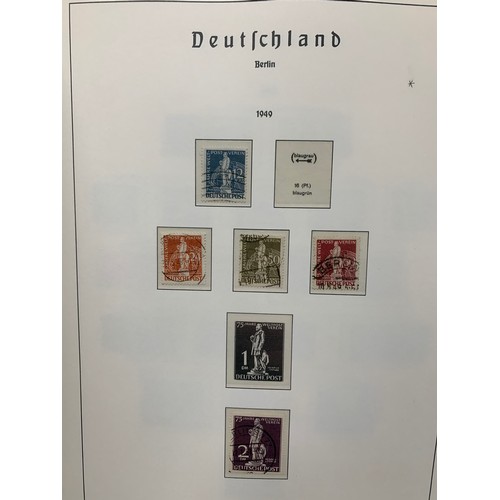 69 - Berlin, 1948-1985 collection in two albums including illustrated Schaubek, with; 1948 vals to 5m M/U... 