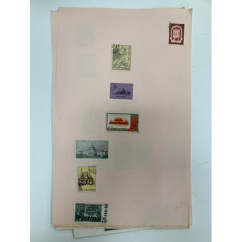 52 - China, useful early to modern collection on loose album leaves to include 1967 18th Anniversary of P... 