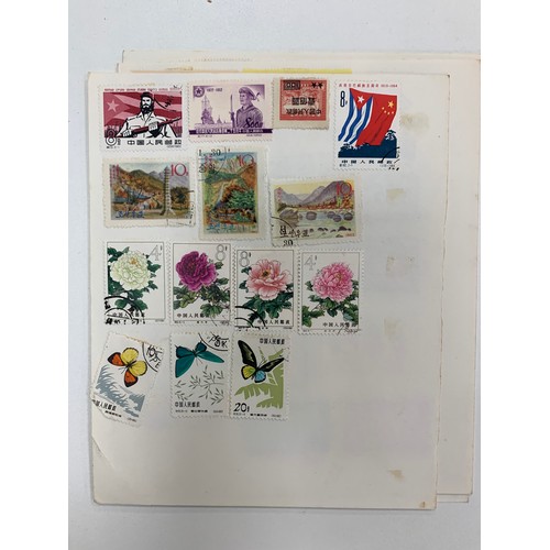 52 - China, useful early to modern collection on loose album leaves to include 1967 18th Anniversary of P... 