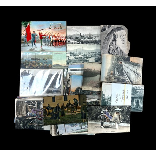 401 - Asia, collection of various postcards relating to Asia to include; Yokohama Earthquake (16), Executi... 