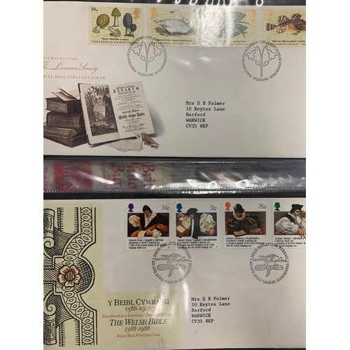 231 - 1979-2000 collection of First Day Covers in three binders with mix of typed and handwritten addresse... 