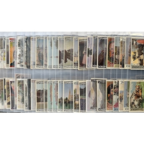 392 - Collection of Stollwerck sets, in plastic sleeves in an album with a total of  31 complete sets of 6... 