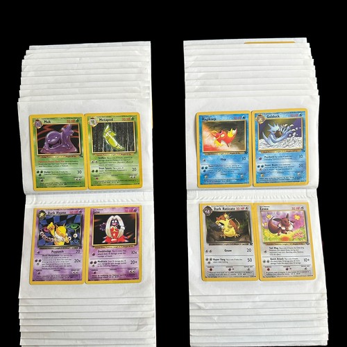 369A - Collection Of 162 Pokemon Cards From Base Set, Fossil, Jungle. Base Set cards include Holo Blastoise... 