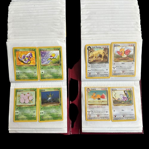 369A - Collection Of 162 Pokemon Cards From Base Set, Fossil, Jungle. Base Set cards include Holo Blastoise... 