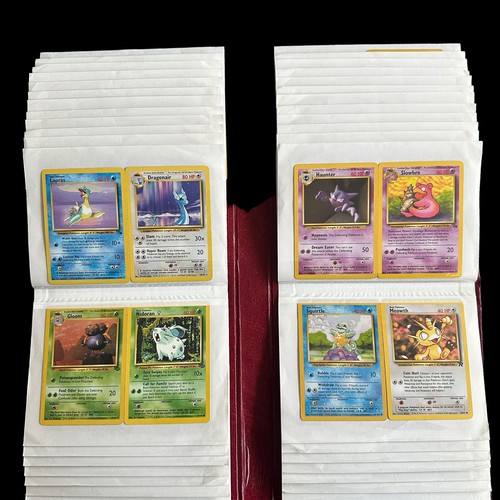 369A - Collection Of 162 Pokemon Cards From Base Set, Fossil, Jungle. Base Set cards include Holo Blastoise... 