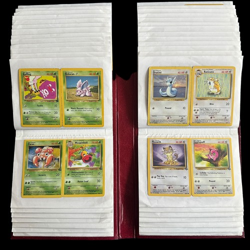 369A - Collection Of 162 Pokemon Cards From Base Set, Fossil, Jungle. Base Set cards include Holo Blastoise... 