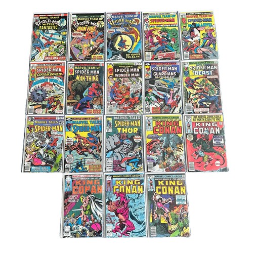 582 - Selection of Marvel Comic Titles to include, Marvel Team Up, Marvel Tales, King Conan:
Marvel Team U... 