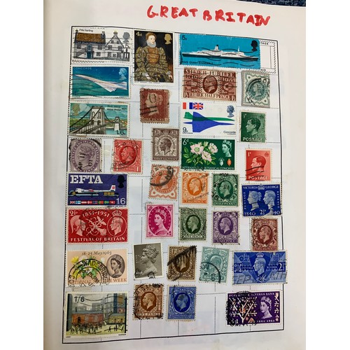 17 - World hobby-style stamp collection in three albums; to include Canada, Hungary, Great Britain, Russi... 