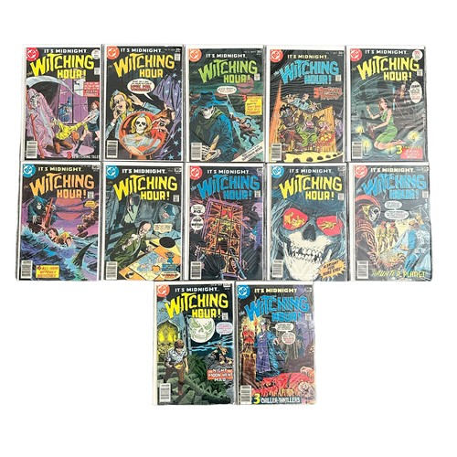 606 - Dc Comics The Witching Hour 1970s Nos 58, 63-64, 66-77, 79-83: All 20 comics ae bagged & boarded, Un... 