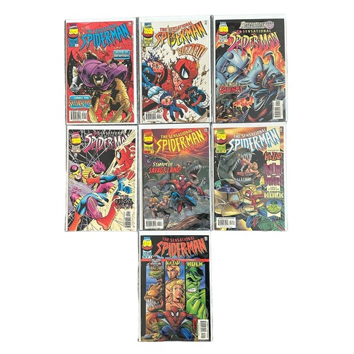 610 - Marvel Comics The Sensational Spider-Man 1990s Nos 0, 2, 4-15: All 14 comics are bagged & boarded, N... 