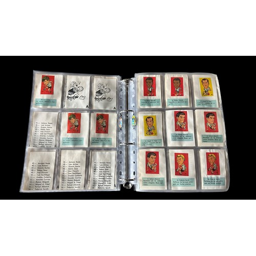 358 - L.C.L./L.O.L. Chile 1962 World Cup Football stickers (approx. 2,500), in 2 albums, all in plastic sl... 