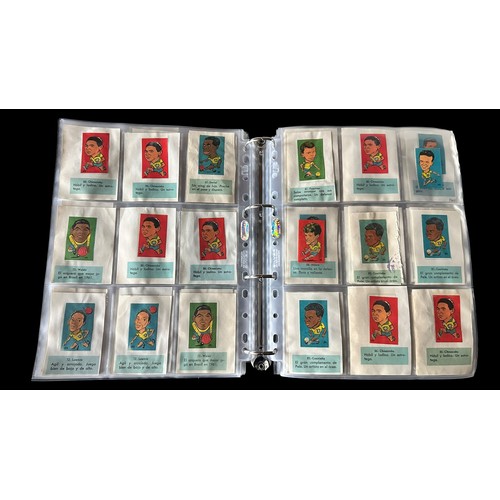 358 - L.C.L./L.O.L. Chile 1962 World Cup Football stickers (approx. 2,500), in 2 albums, all in plastic sl... 