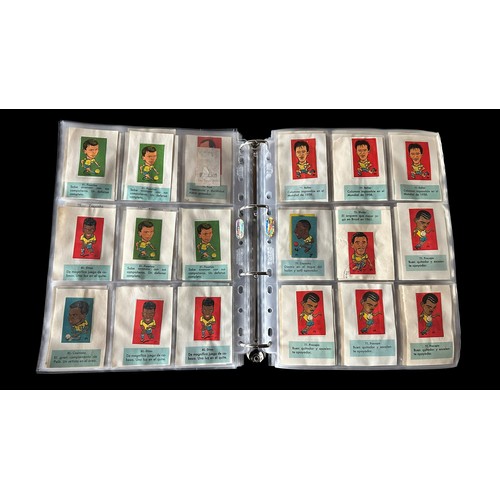 358 - L.C.L./L.O.L. Chile 1962 World Cup Football stickers (approx. 2,500), in 2 albums, all in plastic sl... 