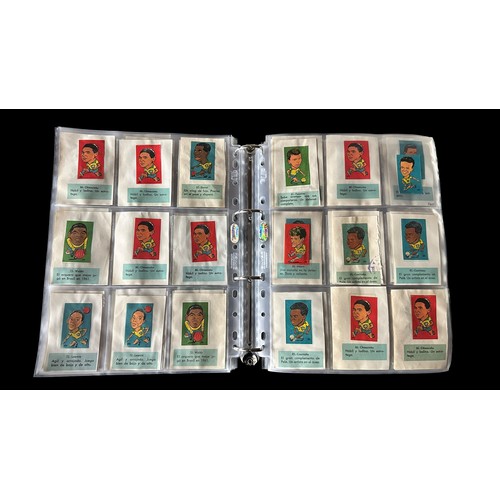 358 - L.C.L./L.O.L. Chile 1962 World Cup Football stickers (approx. 2,500), in 2 albums, all in plastic sl... 