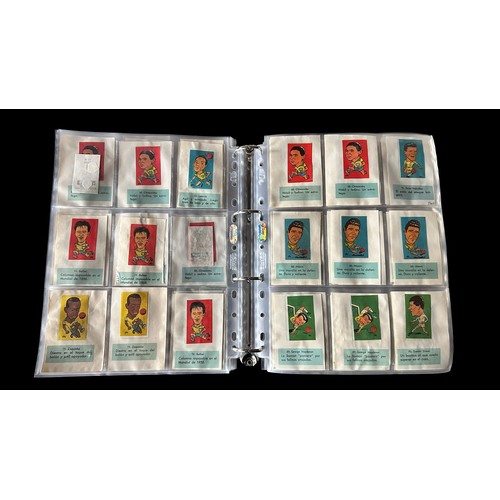 358 - L.C.L./L.O.L. Chile 1962 World Cup Football stickers (approx. 2,500), in 2 albums, all in plastic sl... 