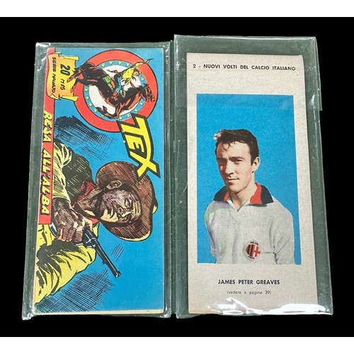 320 - Trade cards - collection of football cards, stickers, photos etc, range of football pennants for Ita... 