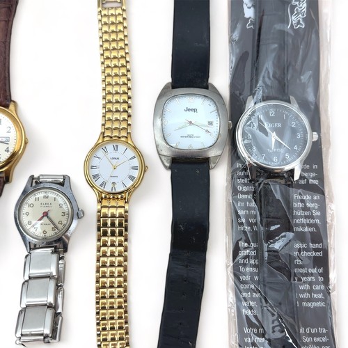 107 - 11 Gents watches, including watches by Lorus, Elrex, Jeep etc.

It is the buyer's responsibility to ... 