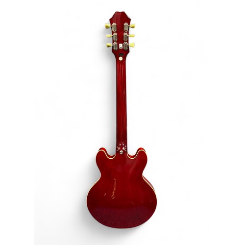 199 - 2018 Epiphone ES-339 Electric Guitar in cherry red. In excellent condition. Comes with hardback fitt... 