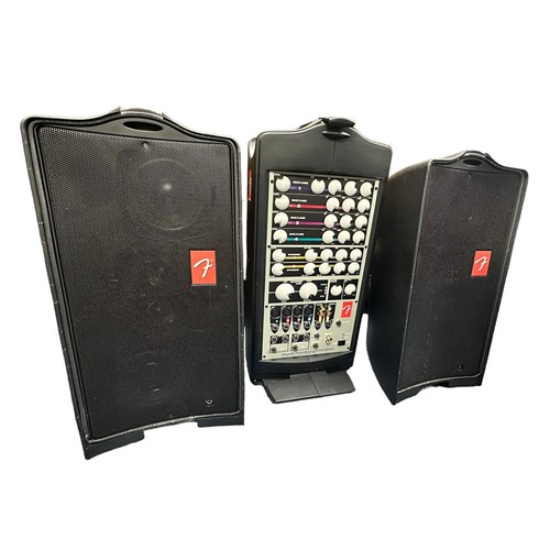 221 - Fender Passport PD-250 Portable PA System. Compact yet powerful system. With two speakers and main m... 