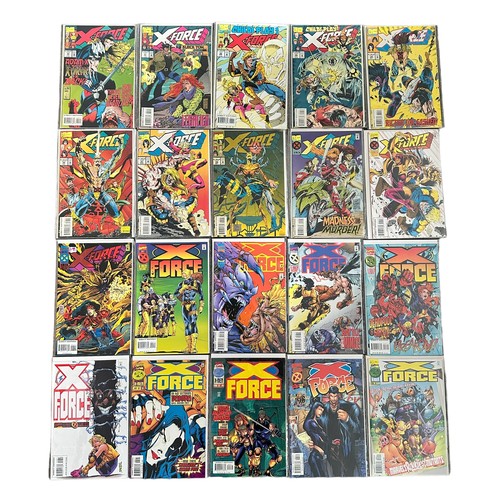 600 - Marvel Comics X-Force 1990s Nos 1, 3-8, 10, 12-14, 16-19, 22-26, 30-34, 36-37, 39-41, 43-48, 62, 64-... 