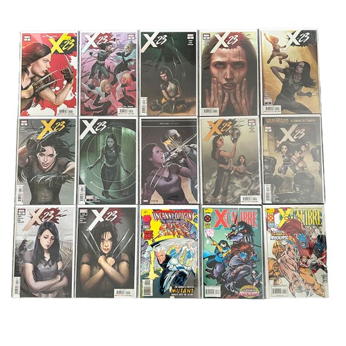 601 - Selection of Marvel Comic Titles to include X-23 2018 Nos 1-12: Uncanny Origins 1996 No2: X-Calibre ... 