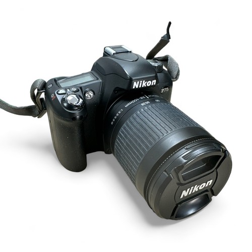 190 - Cameras, Nikon F75 with Nikon AF Nikkor 29-100mm lens and a Nikon D50 with a Nikon DX AF-S Nikkor 18... 