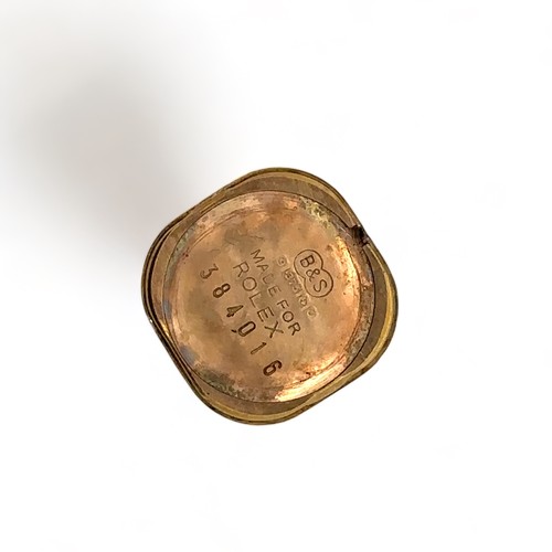 117 - A 9ct gold ladies Tudor watch head with hallmarks to inner case and numbered 384016.

It is the buye... 