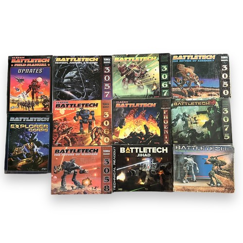 483 - Collection of Battletech Reference & Guide Books. 23 books based on the Sci-Fi strategy games. Publi... 