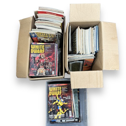 485 - Warhammer White Dwarf Magazines. 100+ magazines. Used condition. Published by Games Workshop. From 1... 