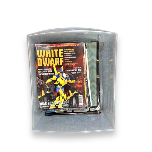 485 - Warhammer White Dwarf Magazines. 100+ magazines. Used condition. Published by Games Workshop. From 1... 