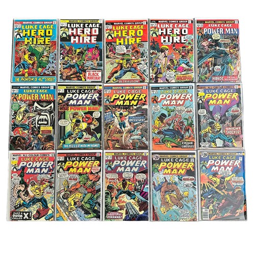 532 - Marvel Comics Luke Cage Hero For Hire 1970s Nos 4, 5, 14, 16: Luke Cage Power Man 1970s Nos , 18, 19... 