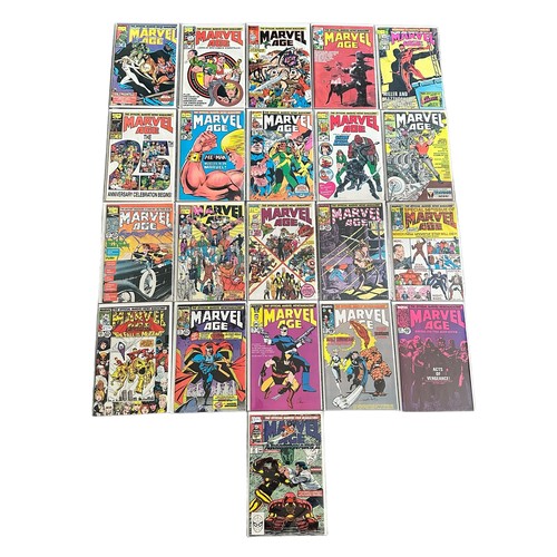 535 - Marvel Comics Marvel Age 1980s Nos 25-28, 36-40, 42, 43, 47-50, 58, 75, 79-81, 92: All 21 comics are... 