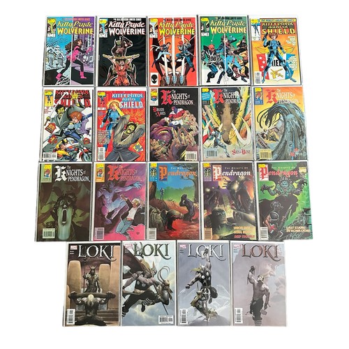 537 - Selection Of Marvel Comic Titles to include Kitty Pryde and Wolverine  Nos 1, 4, 5, 6 of series of 6... 