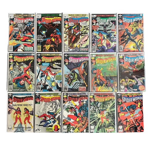 546 - Marvel Comics Spider-Woman 1970s Nos 4, 6, 7, 15, 16, 17, 21-25, 28, 35, 38-41, 44, 46: Spider-Woman... 