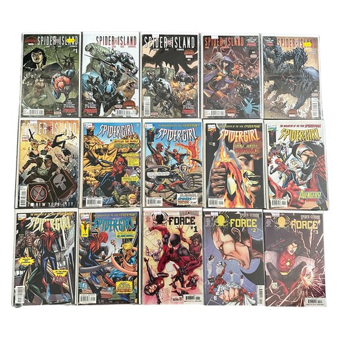 551 - Marvel Comics Spider-Man, Spider-Girl, Spider Force: Spider Force 2018 Nos 1, 2, 3: Spider-Girl 2004... 