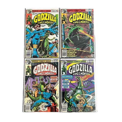 559 - Marvel Comics Godzilla King Of The Monsters 1970s Nos 2-20: All 19 comics are bagged & boarded, NM.