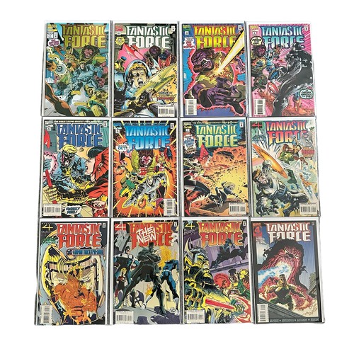 562 - Marvel Comics Fantastic Force 1995 Nos 1-11, 15: All 12 comics are bagged and boarded, NM.